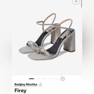 NWOT Badgley Mischka Firey Heel